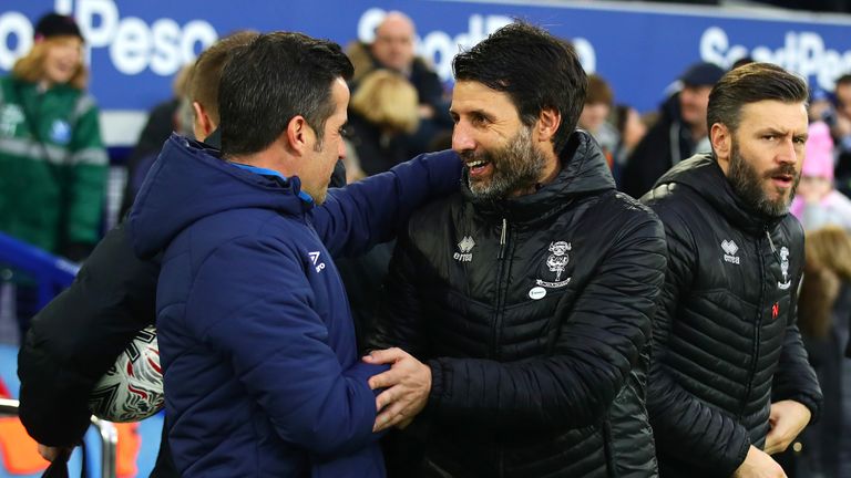 Marco Silva will face the Cowley brothers once again 
