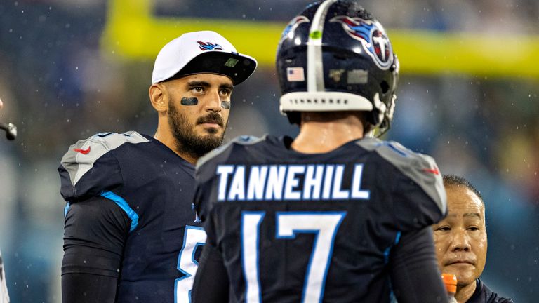 Marcus Mariota will begin the season as the starter, but will Ryan Tannehill supplant him?