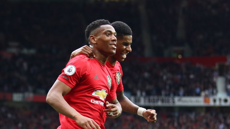 Marcus Rashford and Anthony Martial