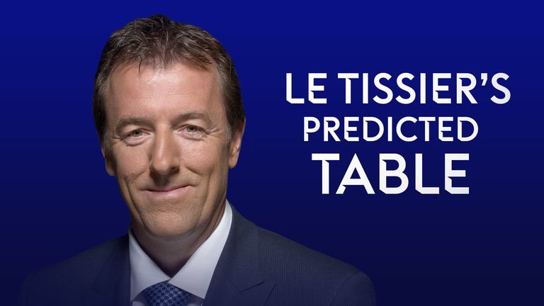Le Tissier predicted table