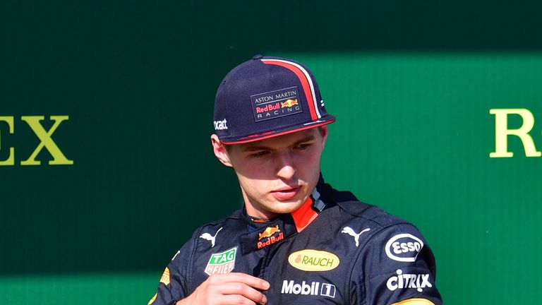 Max Verstappen was unable to keep Lewis Hamilton's at bay in the final four laps