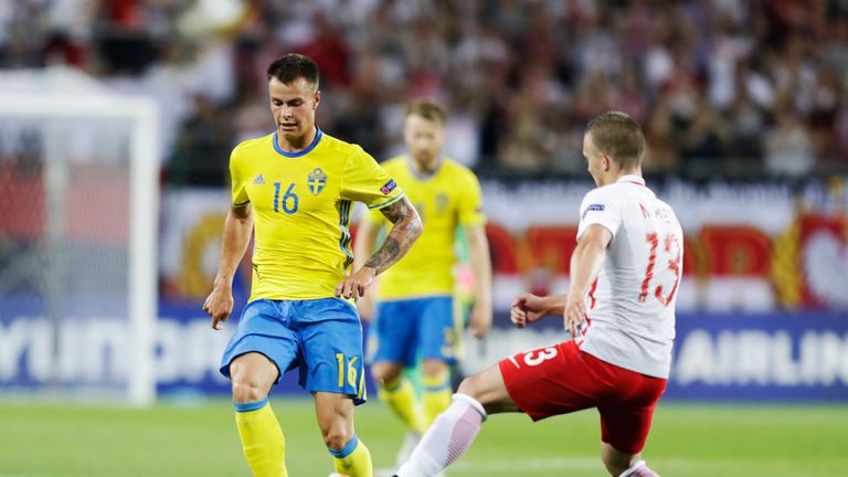 Hallberg has four caps and one goal for Sweden U21s