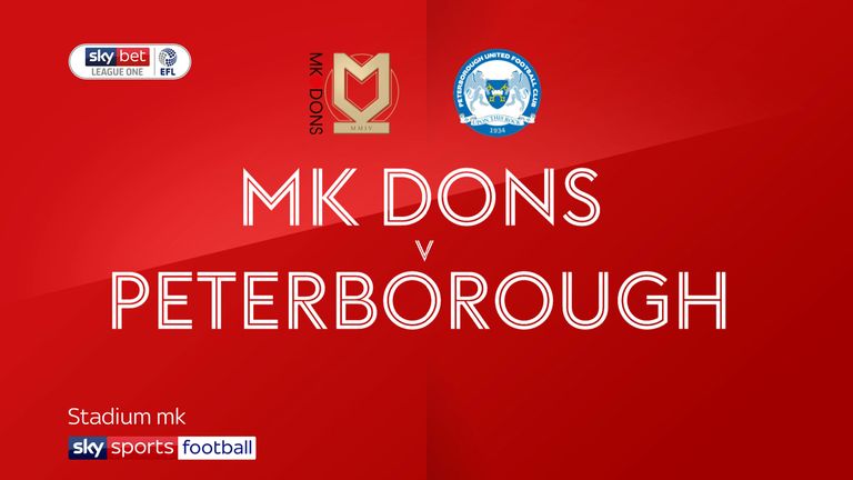MK Dons v Peterborough