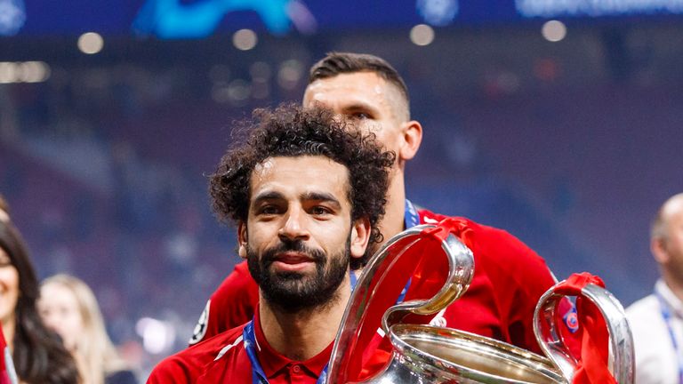 Mo Salah scored from the penalty spot in Liverpool's 2-0 win over Tottenham in last season's Champions League final