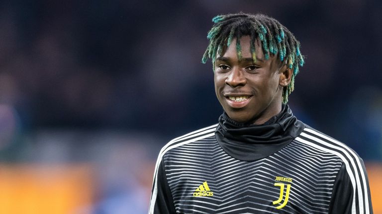 Moise Kean has completed his move to Everton from Juventus