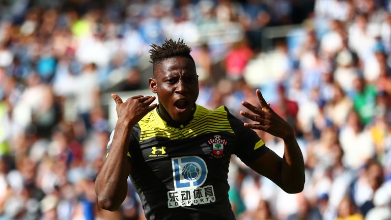 Moussa Djenepo celebrates giving Southampton the lead