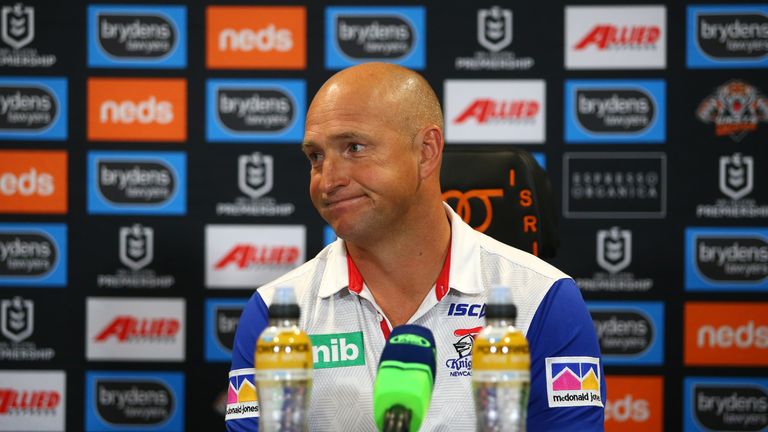 Knights coach Nathan Brown 