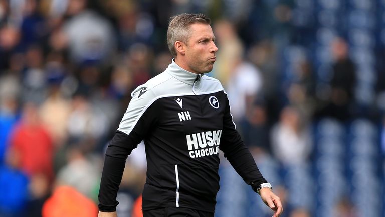 Millwall manager Neil Harris at The Hawthorns