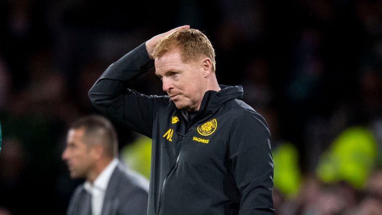 Neil Lennon&#39;s side crashed out of the Champions League after losing to Cluj