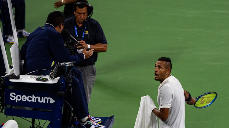 Nick Kyrgios estuvo involucrado en más controversia en su conferencia de prensa posterior al partido después de vencer a Steve Johnson