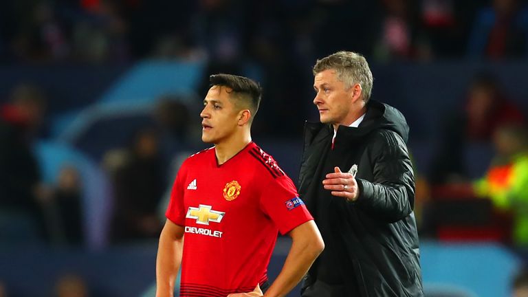 Alexis Sanchez and Ole Gunnar Solskjaer