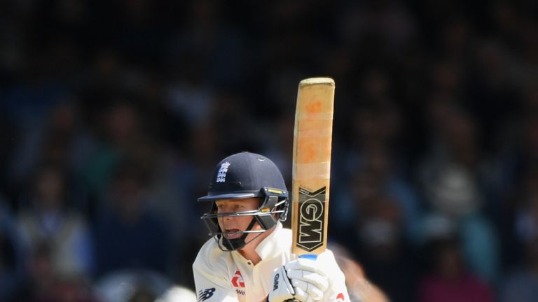 Ollie Pope during day three of the second Test Match between England and India at Lord's Cricket Ground on August 11, 2018 in London, England