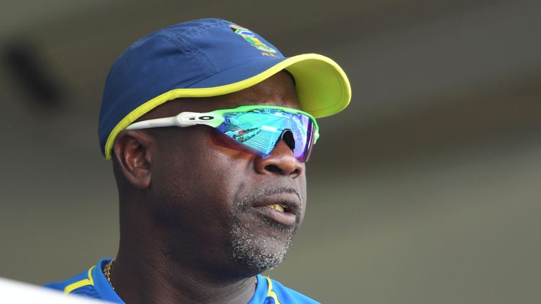 DURBAN, SOUTH AFRICA - FEBRUARY 13: Ottis Gibson (Coach of the Proteas) during day 1 of the 1st Test match between South Africa and Sri Lanka at Kingsmead Stadium on February 13, 2019 in Durban, South Africa. (Photo by Lee Warren/Gallo Images)
