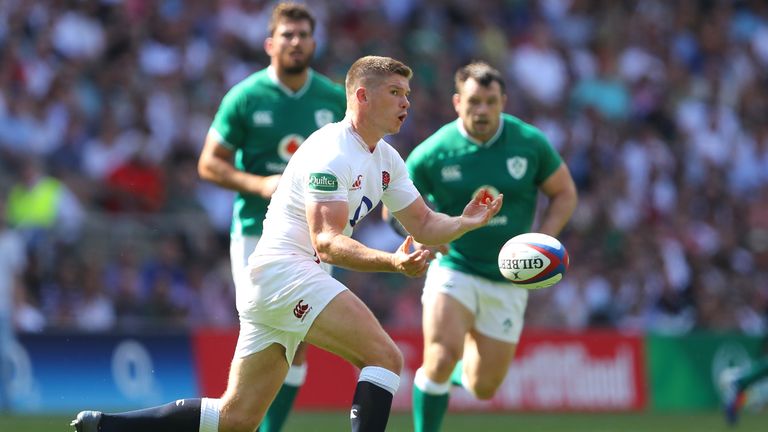 Owen Farrell added 18 points from the boot for England against Ireland