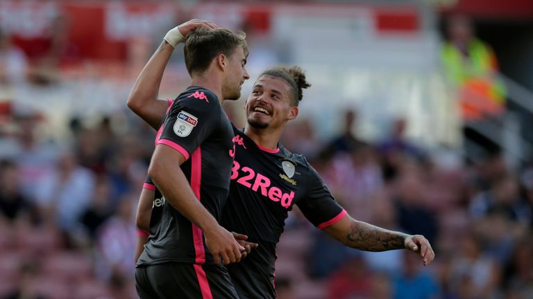 Patrick Bamford scored the third goal for Leeds in their 3-0 win over Stoke