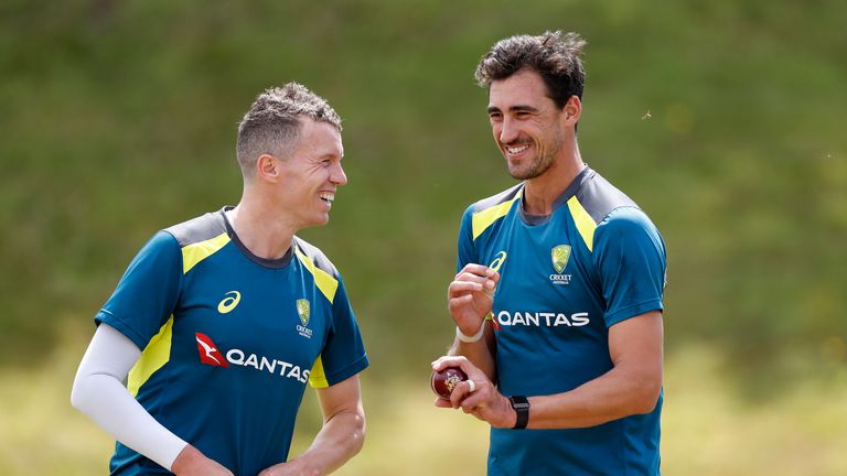 Peter Siddle and Mitchell Starc