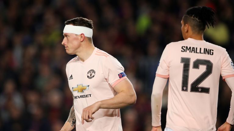 Phil Jones and Chris Smalling