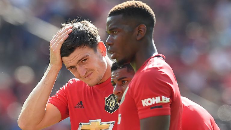 Paul Pogba, Harry Maguire and Marcus Rashford reflect after their defeat to Crystal Palace.