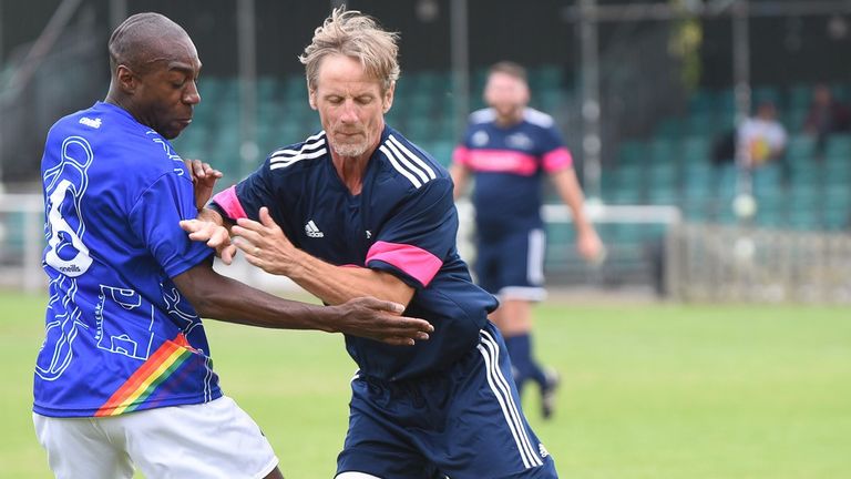 Jay Lemonius, Paul Walsh, Ex-Premier League All-Stars XI vs Rainbow Rovers FC, Football United, Whitehawk FC