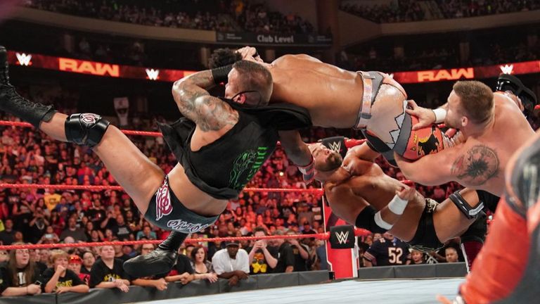Randy Orton and The Revival assault The New Day on Raw  