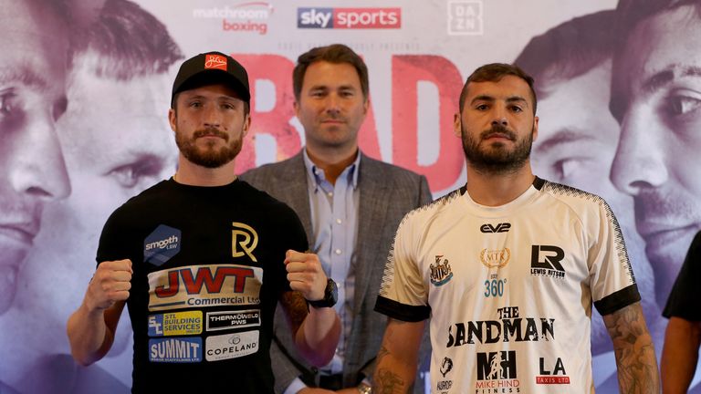 Robbie Davies Jr and Lewis Ritson meet ahead of their British grudge match