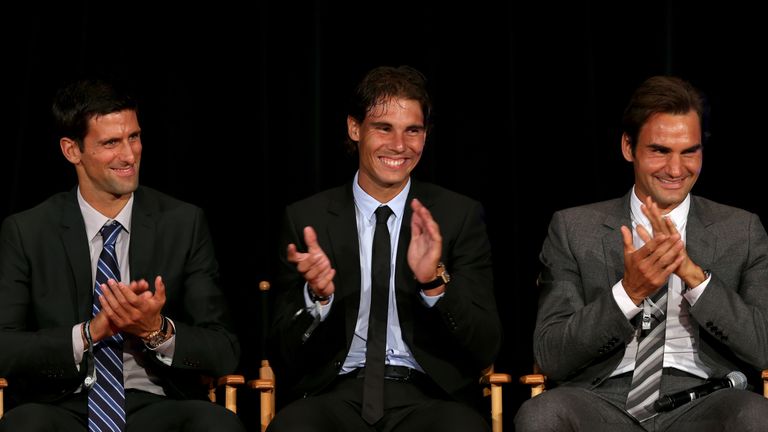 The trio have racked up more Grand Slam singles titles than anyone else in history