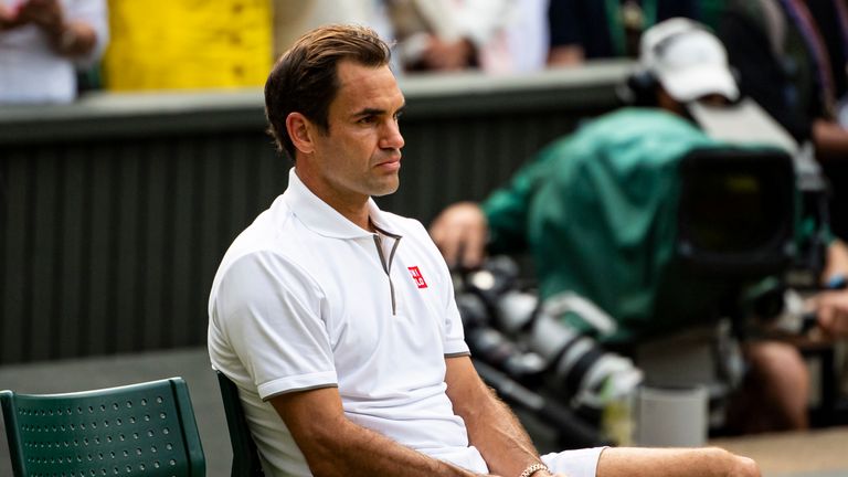 Federer consoled himself after his Wimbledon final defeat with a family caravan holiday