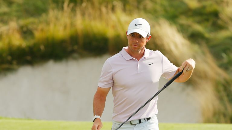 Rory McIlroy was involved in a bunker drama during the second round of The Northern Trust but ultimately avoided a penalty.