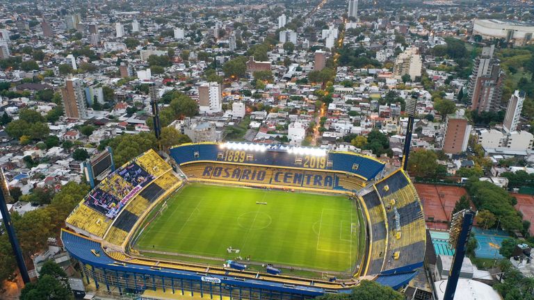 ROSARIO, ARGENTINA - ABRIL 24: Vista del estadio Gigante de Arroyito previa al juego de fase del Grupo H de la Copa Libertadores 2019 el 24 de Abril del 2019 en Rosario, Argentina. (Foto: Gustavo Garello/JAM MEDIA)