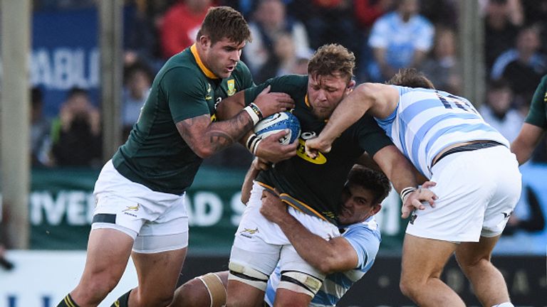 South Africa face Argentina on Saturday in Pretoria