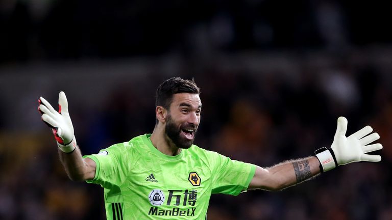 Rui Patricio is one of seven Portuguese players in Wolves' squad