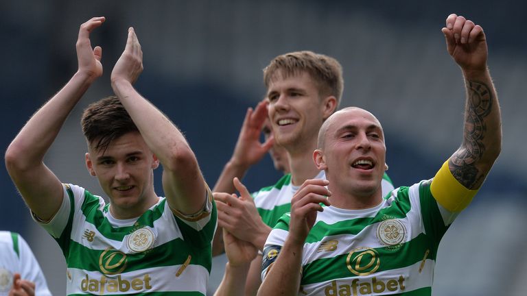 Scott Brown wants Kieran Tierney to stay at Celtic