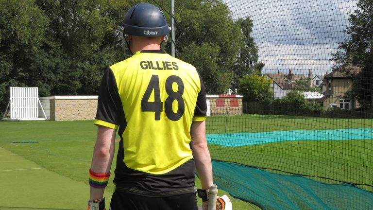 Steve Gillies, Rainbow Laces in cricket