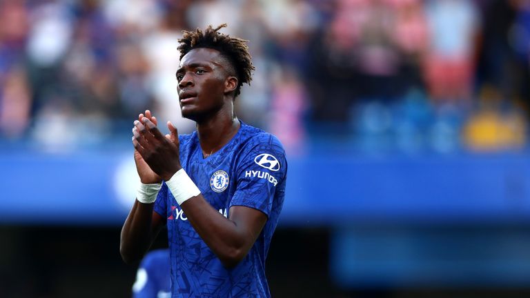 Tammy Abraham came off the bench in Chelsea's 1-1 draw against Leicester