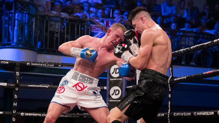 Ted Cheeseman retained the British welterweight title after being held to a draw by Kieron Conway