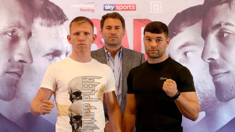 Ted Cheeseman and Scott Fitzgerald meet ahead of the British title clash