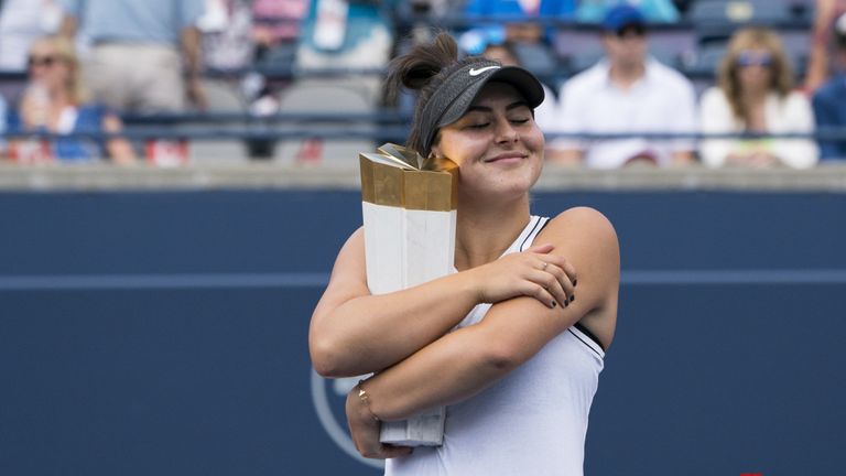 Bianca Andreescu won the second title of her career at the Rogers Cup earlier this month to add to her Indian Wells triumph in March