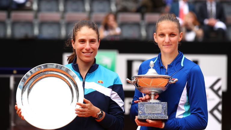 Johanna Konta's only victory against Karolina Pliskova came in Beijing in 2016