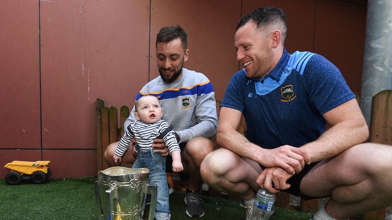 James Barry and Seán O'Brien with Liam Tomney