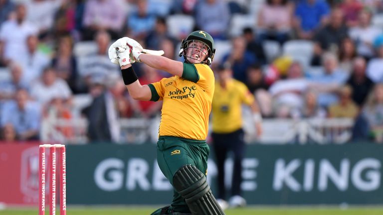 Tom Moores scored his first half-century of the Blast this season