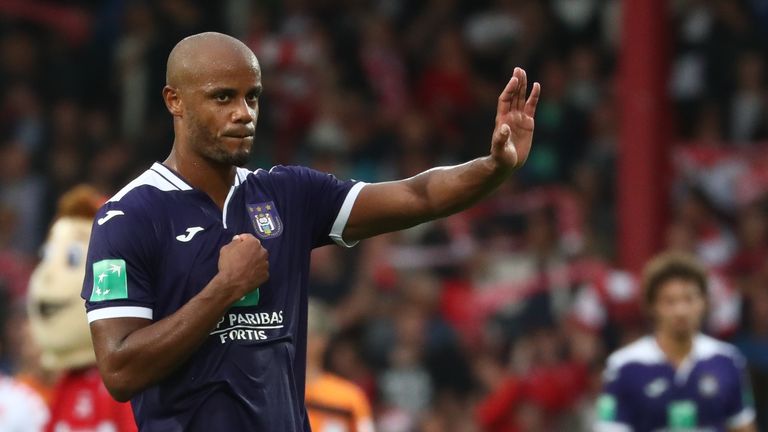 Vincent Kompany has played in all four of Anderlecht's league games so far this season 