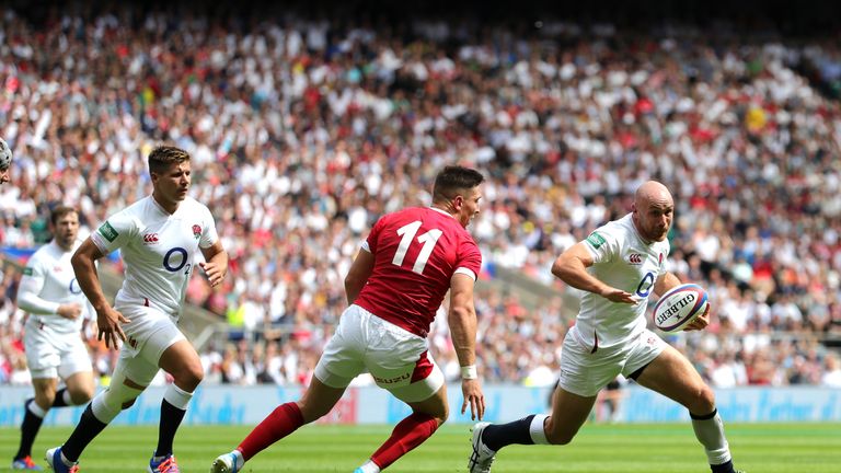 Willi Heinz showed his quality during England's fine win over Wales at Twickenham