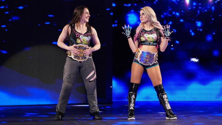 Alexa Bliss and Nikki Cross are the current women's Tag Team champions 