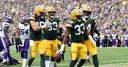 Packers hold on for tense win over Vikings