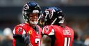 Jones leads Falcons past Eagles