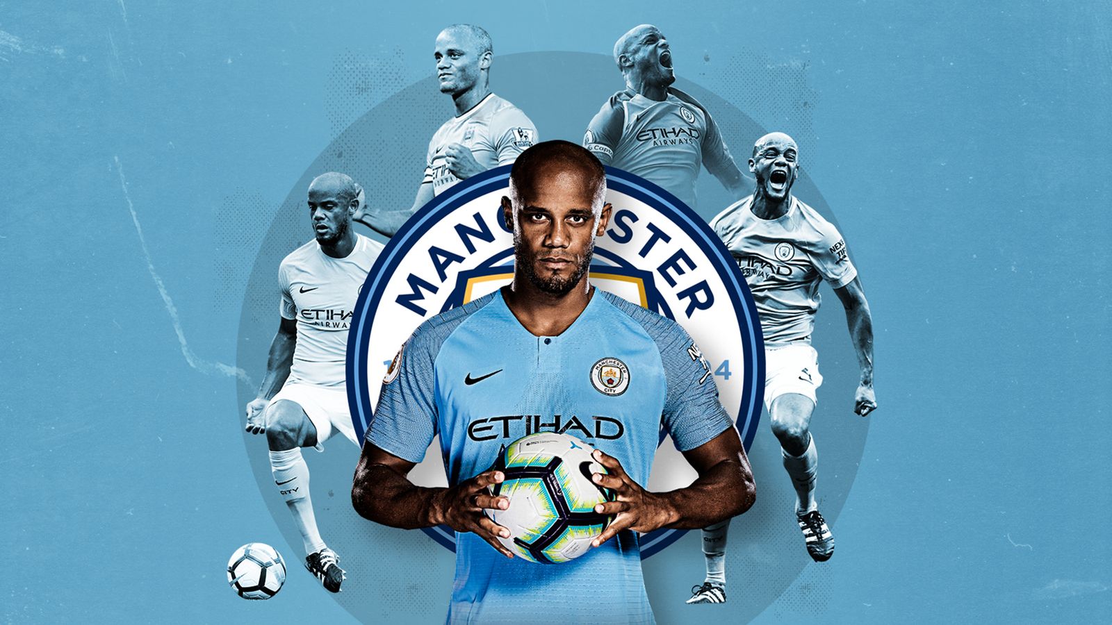 Vincent Kompany testimonial: Man City legend's special occasion live on