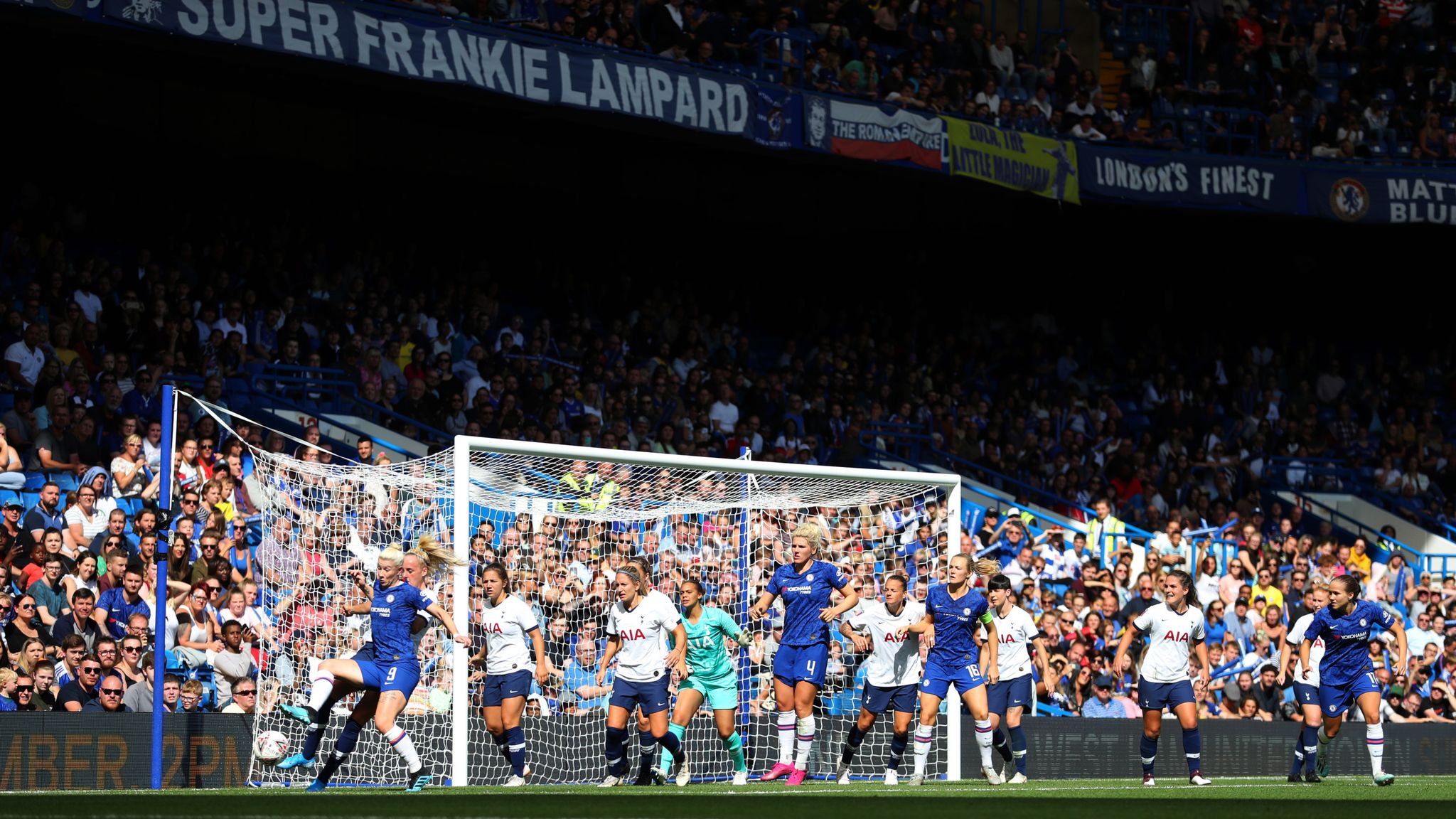 Image result for chelsea tottenham women stamford bridge