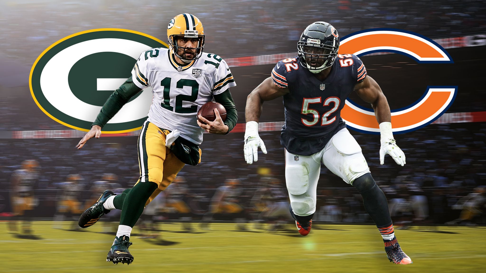 Green Bay Packers Vs Chicago Bears Images Images Poster