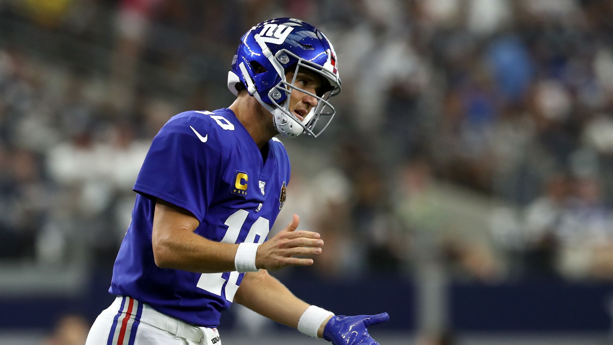 New York Giants bench Eli Manning, name rookie Daniel Jones starting QB, New York Giants