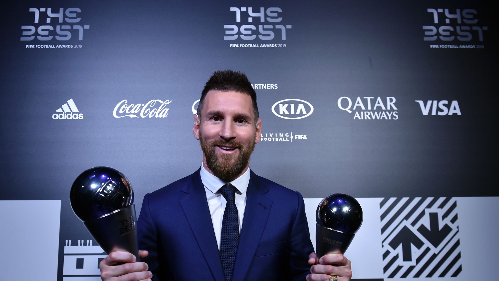 Has Messi ever won FIFA best player?